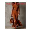 Elegant Sweater Dress With Zipper Collar For Casual Autumn Wear