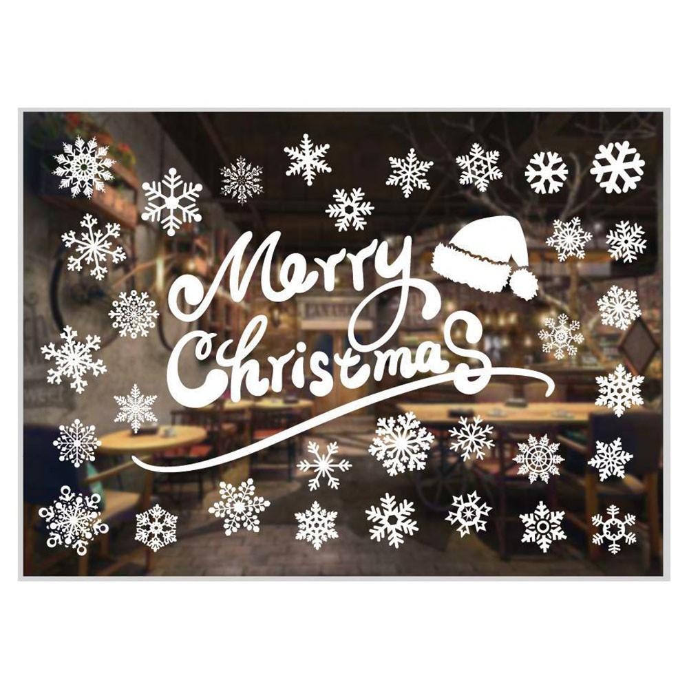 Christmas Decal 50*70cm Festive Decor For Christmas