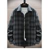 Trendy Plus Size Men's Casual Jacket - Loose Fit Spring/Autumn Versatile Workwear Top
