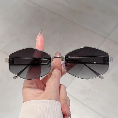 Vintage Polygon Rim Sunglasses Men New In Outdoor Casual Shades Women Stylish Retro Luxury Brand Design Sun Glasses