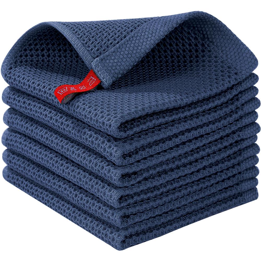 High Absorbency Quick-Dry Waffle Cotton Kitchen Towels