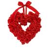 Gut-Blumengirlande Hängende Valentinstagsdekoration 40Cm Schöne Rote Blumengirlande Mit Schleifendekoration Für Eingang