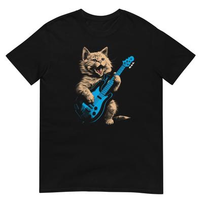 Katzen T-Shirt Cellospieler Geige Tee Kätzchen Katzen Liebhaber Haustier T-Shirt Unisex Design