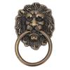 10pcs Metal Material Lion Head Pulls Antique Bronze Finish Drawer Pull Handles  For Cabinets