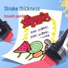 Jin Wannian POP 12-Color 6mm Chisel Tip Marker Set for Posters and Ads