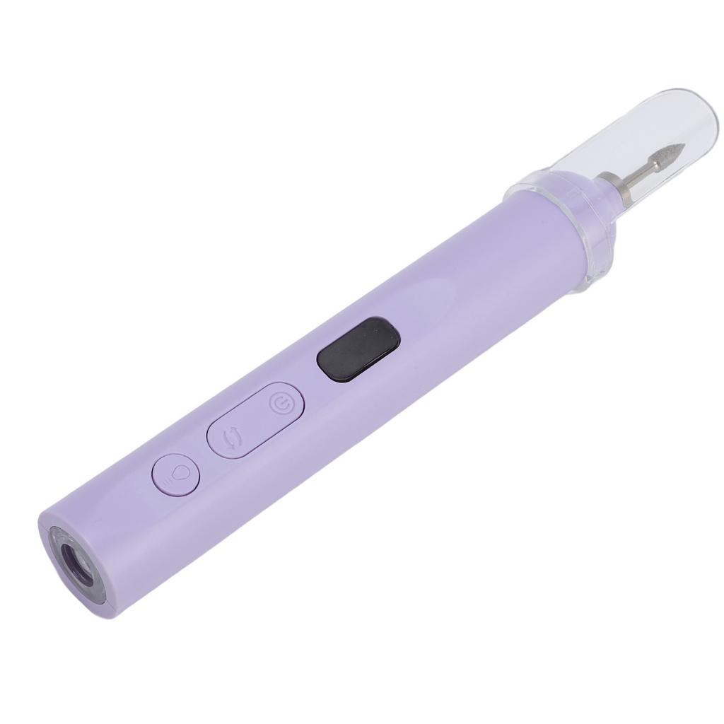 2 in 1 Electric Nail Drill and Nail Lamp Portable Multifunctional Nail File NaMachine with Fast Curing Nail Light for Travel Business Trips