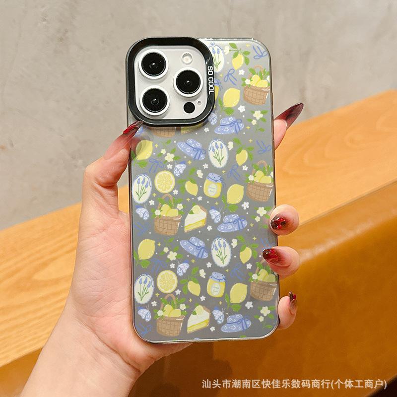 Simple Flowers and Plants for Apple 16promax Mobile Phone Case Iphone15pro/14/13/12/11 Tide 7