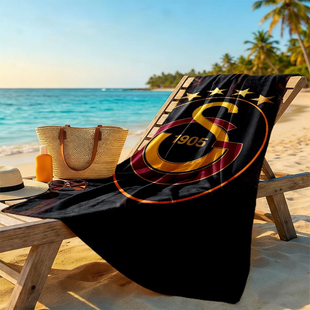 Galatasaray Beach Towel Super Soft & Absorbent Comfortable Lightweight Portable for Swimming,Beach,Camping, Travel, Beach Accessories,Gym