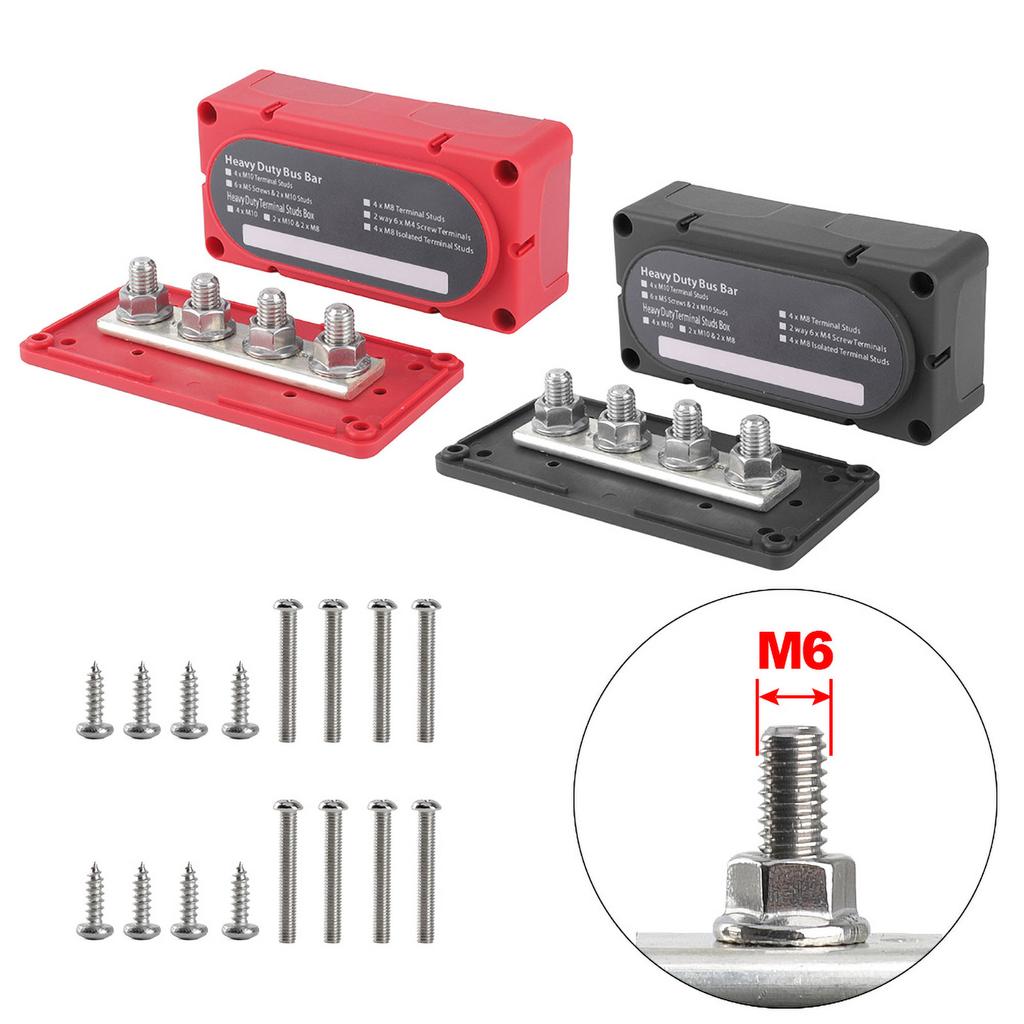 Universal 12/48V 300A Heavy Duty Power Distribution Block Module Design Marine Bus Bar for Truck for Car for Boat