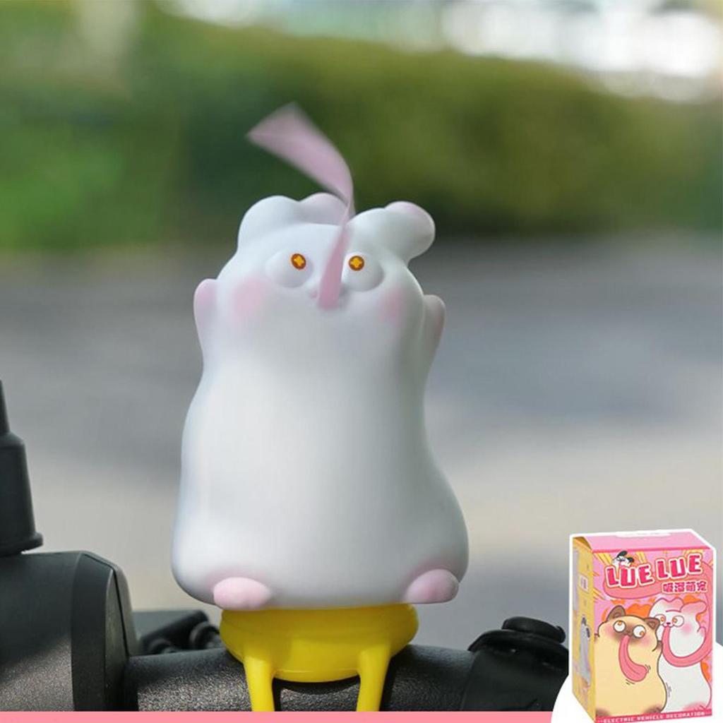 Bike Handlebar Decoration Cartoon Animal Electric Scooter Handlebar Decoration Waterproof Riding Stem Sports Accessory For