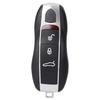 3 Boutons Pour Porsche 718 911 Cayenne Panamera Cayman Macan 2015 2016 2017 2018 2019 2020 2021 Coque de Clé à Distance Fob