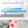 100Pcs Couch Cover Disposable Bedspread SPA Massage Treatment Table Sheets Transparent Beauty Bed Waterproof Film Table Cover