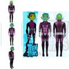 Halloween Teen Titans Anime Characters Cosplay Jumpsuit For Kids And Teens