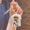 1/4Pcs Football Jersey Squeeze Toy, Stress Relief Soccer T-shirt Toy, Football Themed Backpack Charm Decor Keychain Pendant, Souvenir Gifts for