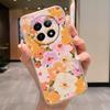 For Realme 12 4G 12+ 13+ Plus 13 Pro+ Plus 5G Case Fashion Flowers Painted Clear Silicone Phone Cover Fundas Funny Cat Couple