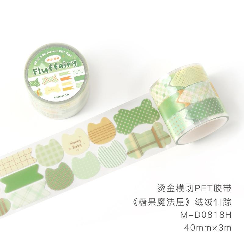1 Stück DIY Dekoration Klebebänder Japanische Süßigkeiten Magisches Haus Washi-Tapes Abdeckbänder Aufkleber Schreibwaren