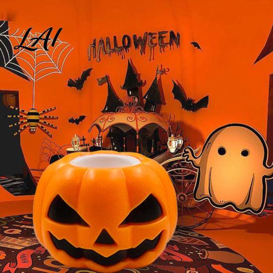 Pocket Fidget Toys 12Pcs Pop-up Ghost Pumpkin Squeeze Toy Stress Relief Head Sensory Toy Kit Creepy Pinch for Party Favors