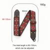 Guitar Strap Embroidery Bohemian Style Adjustable Cotton Ukulele Shoulder Belt