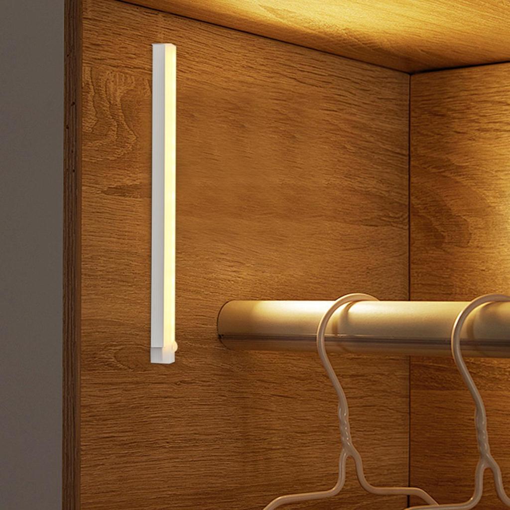 10cm LED Motion Sensor Light Wireless LED Night Light Type C Rechargeable Light Cabinet Wardrobe Lamp Staircase Backlight