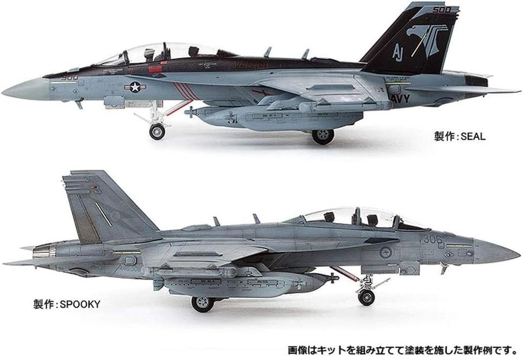 Academy 1/72 Scale US Navy EA-18G Growler VAQ-141 Shadowhawks Plastic Model Kit 12560