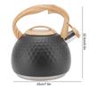 3L Whistling Tea Kettle 304 Stainless Steel Stovetop Grip Tea Kettle Farmhouse Tea Kettle for Home Kitchen