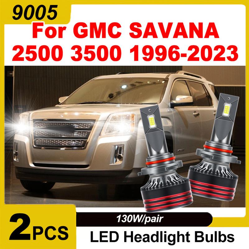 

2X 30000LM LED Car Headlights 9005 Auto Headlamps Bulbs 6000K White 150W High Power CSP Chips For GMC SAVANA 2500 3500 1996- 9005/HB3