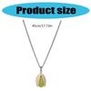 Unique Pistachioes Necklace Creative Designs Symbolizing Love and Individuality for Couples and Trendsetters Wear