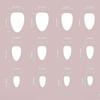 24Pcs Wearing Nails Almond Nail European and American Wearable Nail Tips Press On Nails Detachable Fake Nails