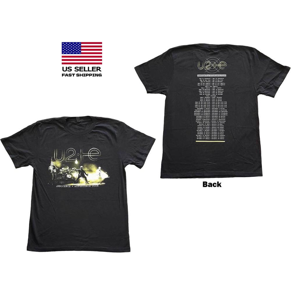 Новый Хит U2 Унисекс : Фото со сцены (Назад Печать) (Экс-Тур) Футболка Unisex XXL