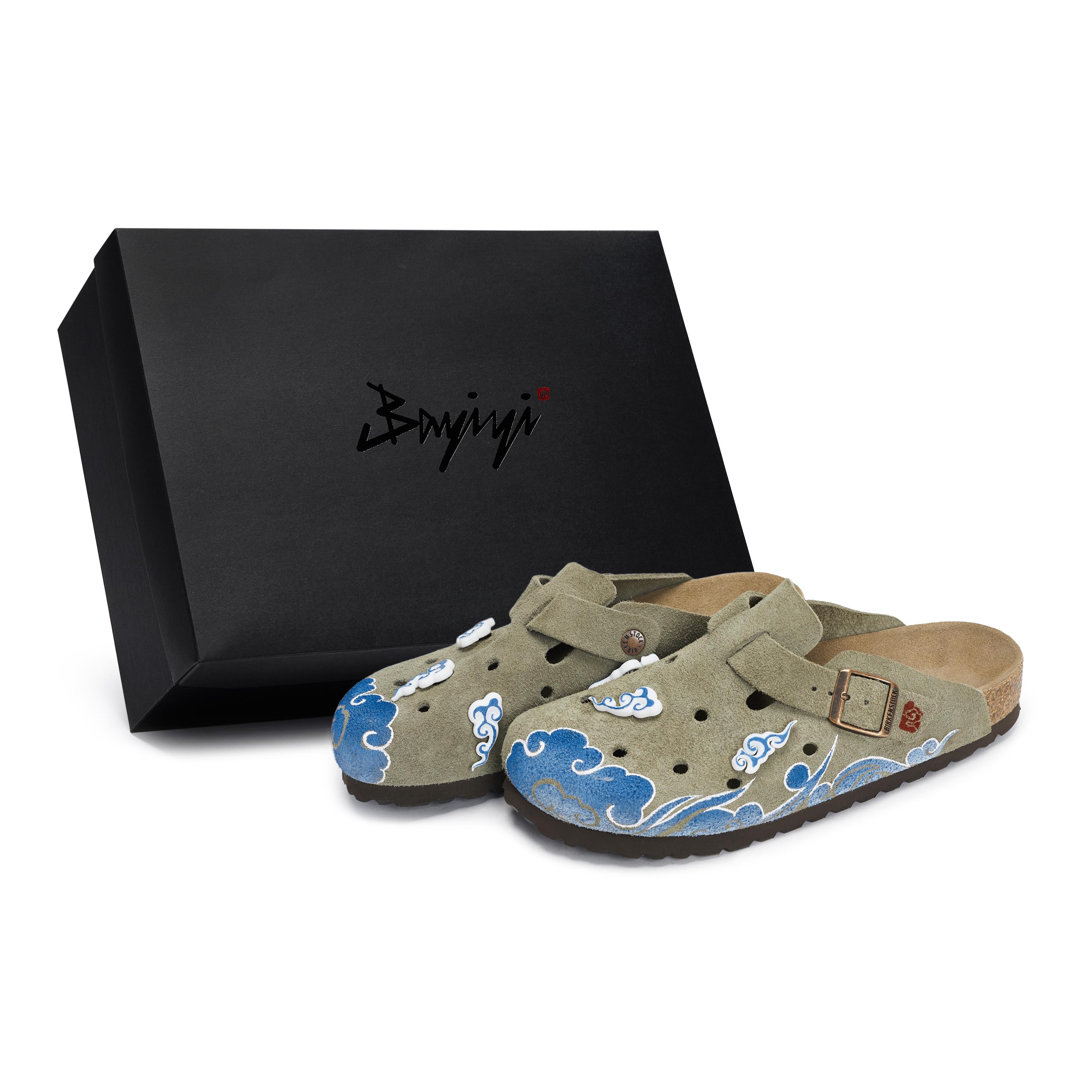 Birkenstock slēgta purngala čības, unisex, pelēkbrūnas