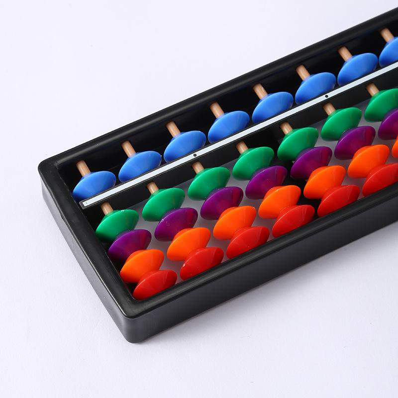 1Pcs Portable Chinese 13/17 Digits Column Abacus Arithmetic Soroban Calculating Counting Math Learning Tool For Children