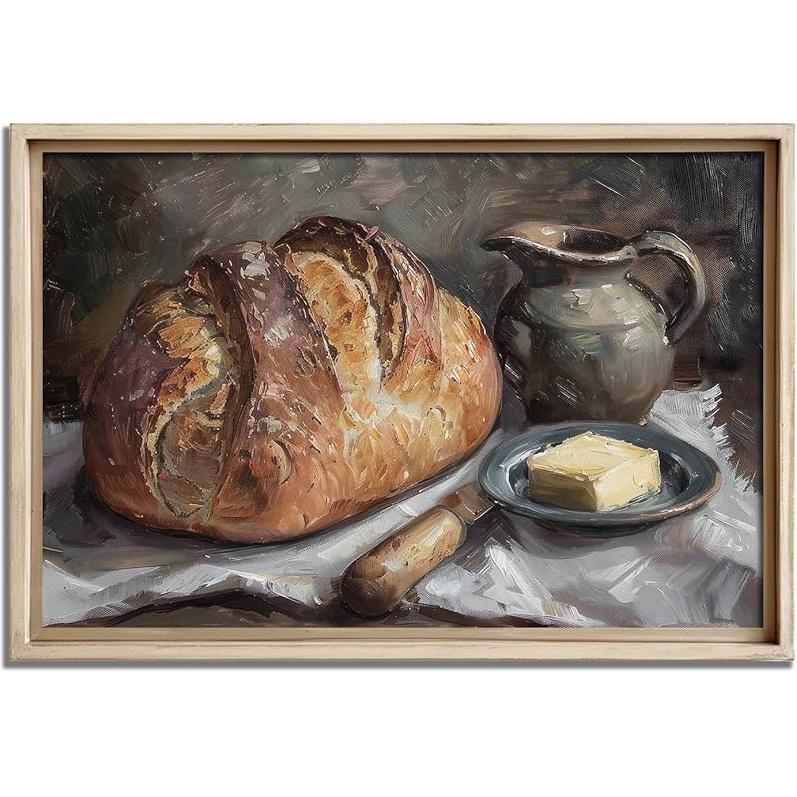 Country Kitchen Wall Art Vintage Kitchen Art Rustic Painting Prints Wall Decor Vintage Still Life Art Poster Print Artwork for Farm Wall Decor 24 x 16  Poster