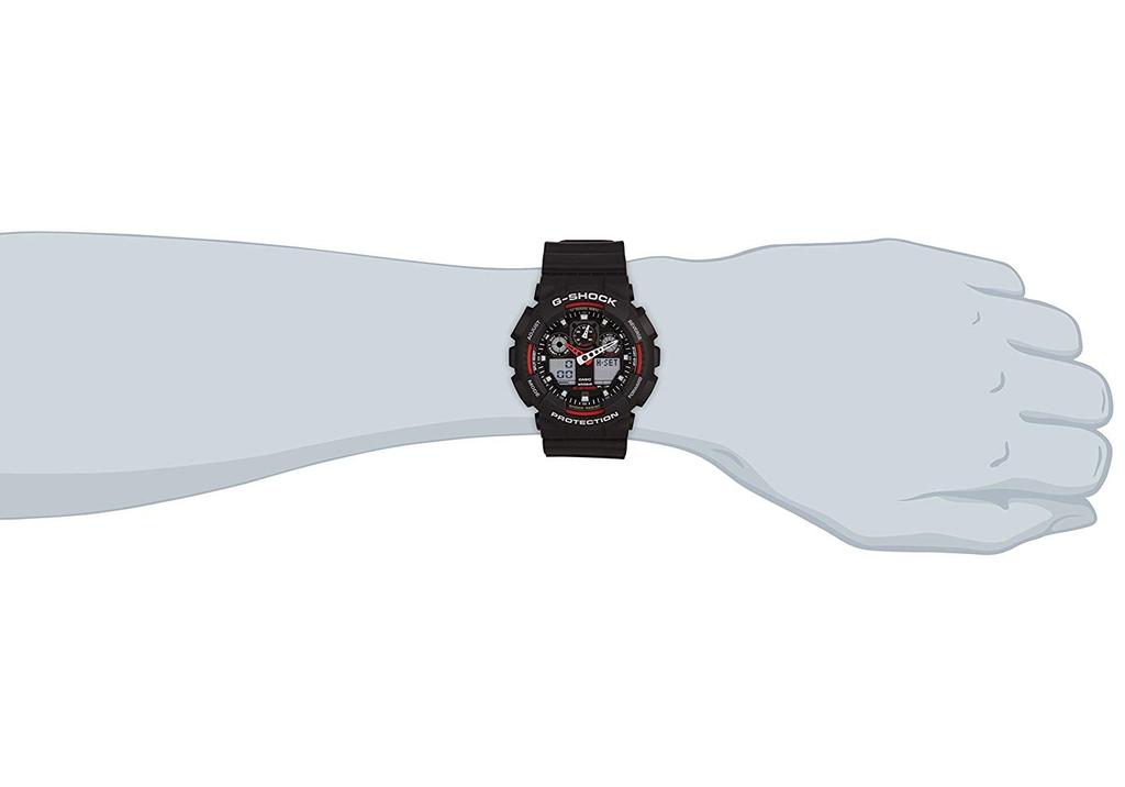 CASIO G-SHOCK GA-100-1A4DR Watch