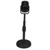 Simulation Old Fashioned Microphone Model with Stable Base and Support Rod Retro Style Mic Prop Set for Photography
