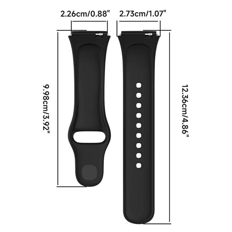 Watch Bands For Redmi Watch3 Lite Active Women Men Girls Soft Silicone Wristbands Replacement Strap