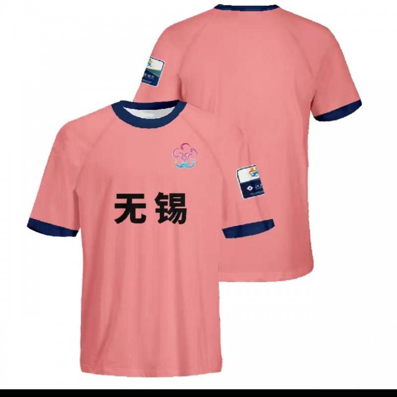 Mens Womens Kids Soccer Jersey Short Sleeve T-Shirt Breathable Quick Dry Mesh Fabric Team City Print