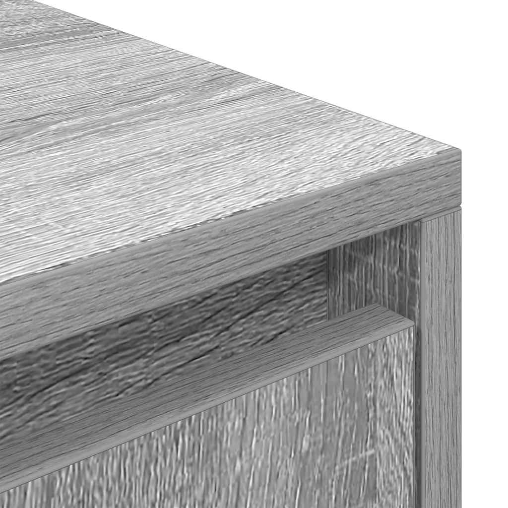 TV Stand Gray Sonoma 188.5 x 41 x 50 cm Engineered Wood