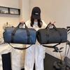 Gym Bag with Dry and Wet Separation, Luggage Bag with Independent Shoe Compartment, Yoga Bag, Large Capacity, Can Be Attached To a Trolley Handle,