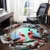 1pc Cardinals Winter Carpet for Office, Non-slip, Soft and Durable Office Rug, Perfect for Office Yy260128029