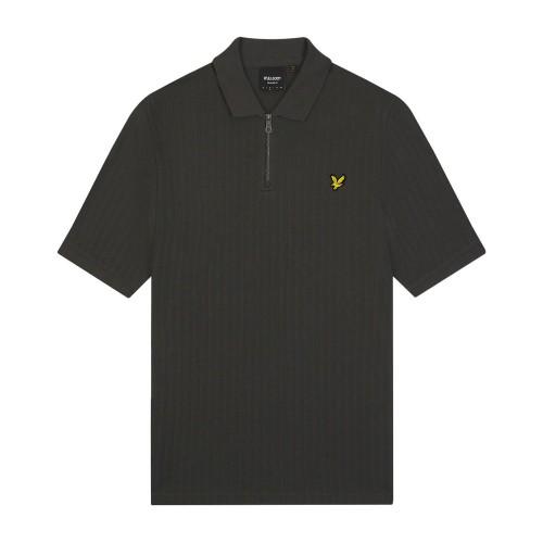 Lyle & Scott Mens Textured Polo Shirt