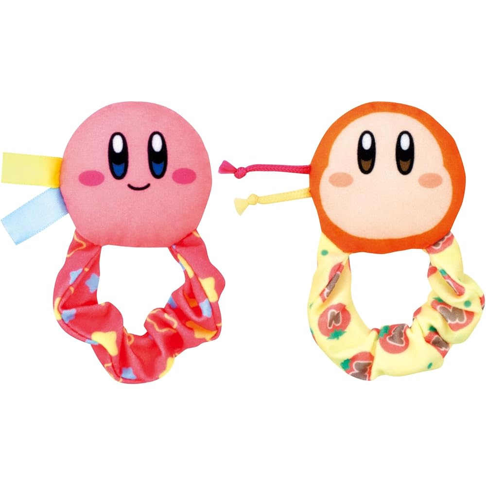 Bandai Kirby Baby Rattle with Waddle Dee for Ages 0 and Up