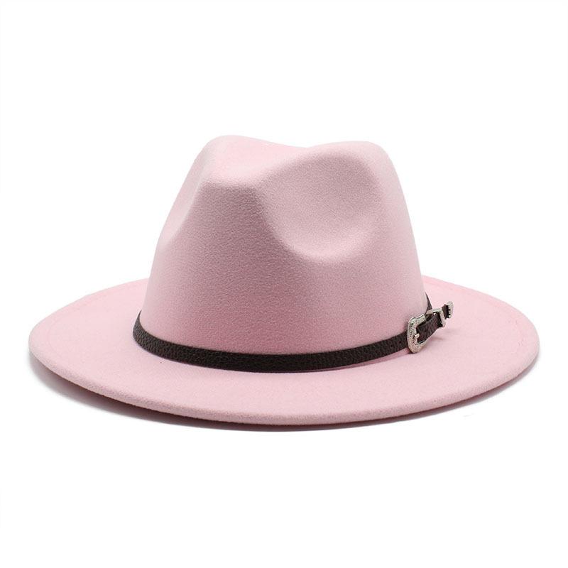 1 Stück Britischer Stil Filz Jazz Fedora Hut Panama Trilby Hüte Für Damen Herren Gentleman Hochzeitsfeier Hut