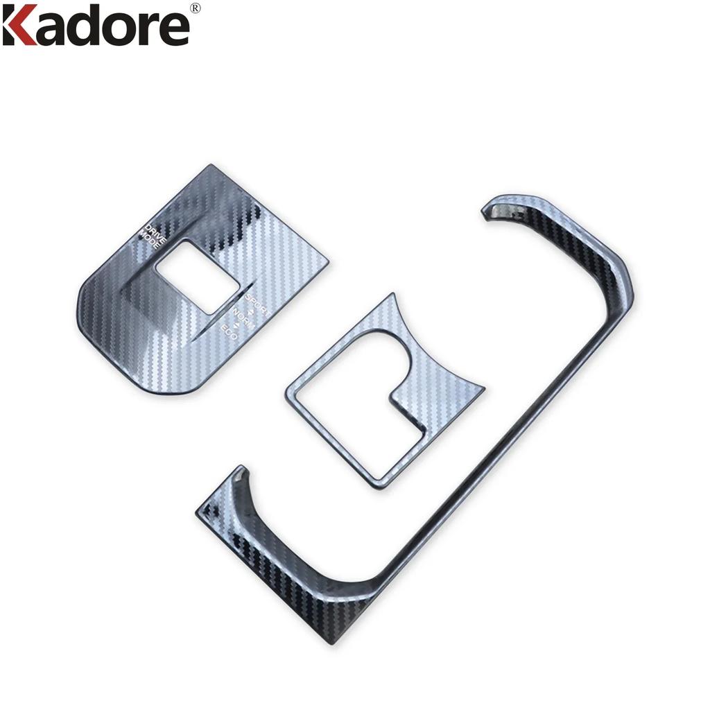 Car Center Console Gear Shift Box Panel Cover Trim For Toyota Highlander Hybrid - 2024 Carbon Fiber Interior Accessories