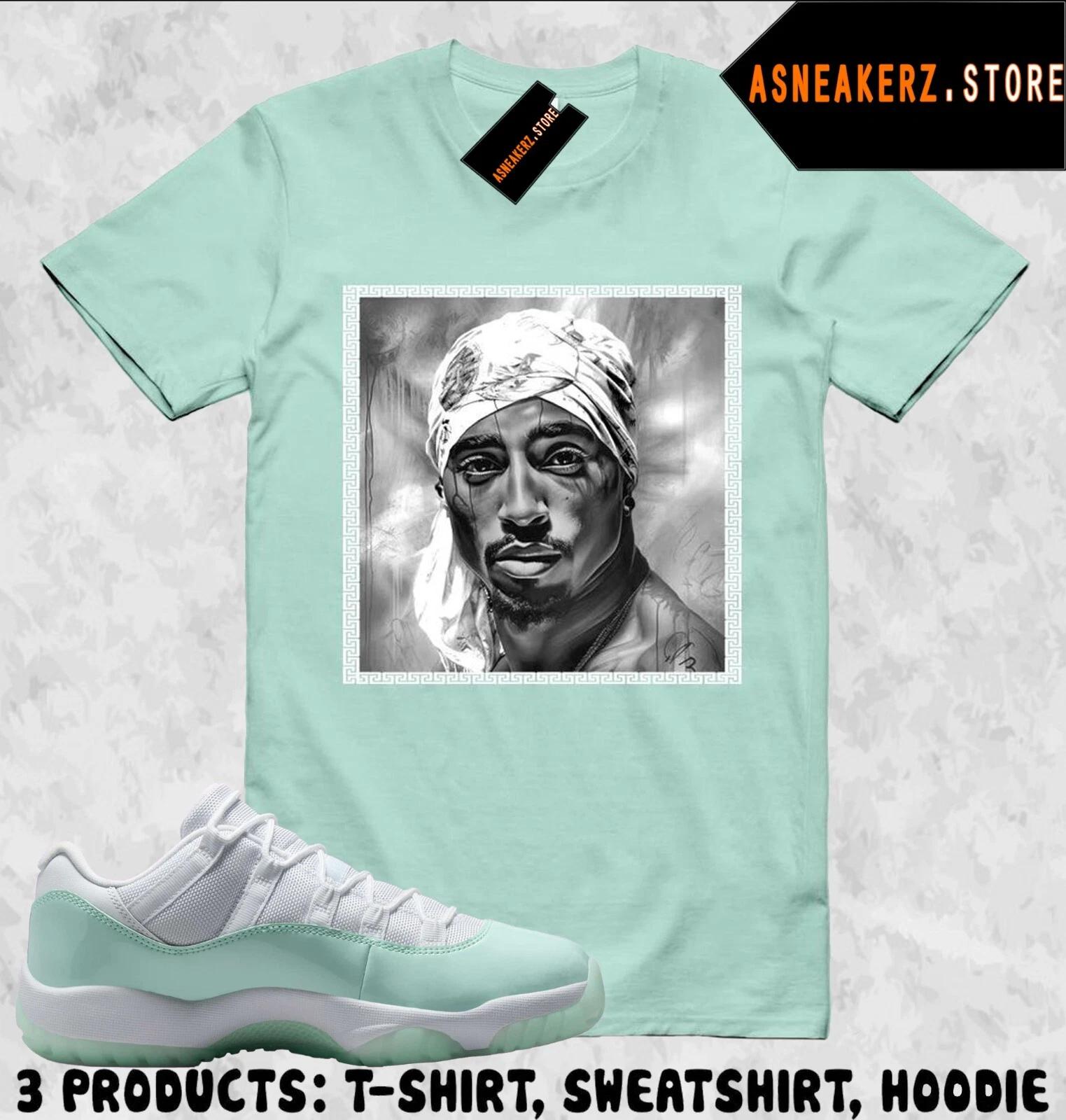 

Футболка в тон AJ 11 Low Igloo 2025, чтобы сочетаться со кроссовками Tupac T-shirt XL