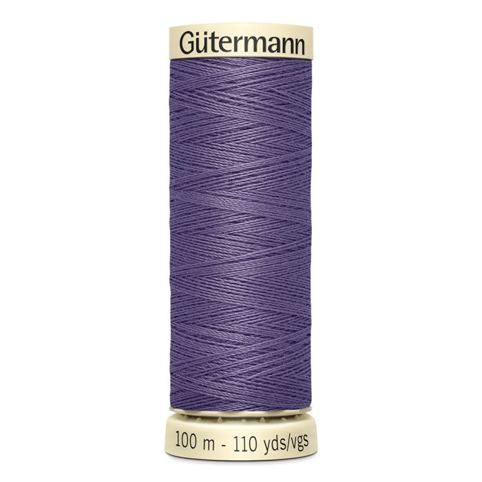 Lot de 5 bobines 100m Fil 100% polyester Gutermann Ref 788988 - Att 440 - prune glacée