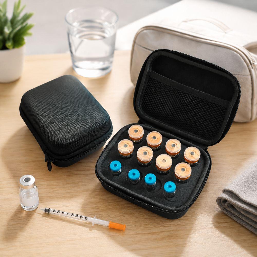 Waterproof Insulin Vial Storage Case 3/10ML Essential Oils Carrying Box Diabetes Care