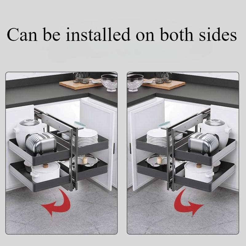Sliding Kitchen Cabinet Storage Metal Cabinets Organizers Large Removable Spice Drawer Household Narrow Auxiliary Furniture