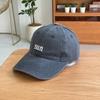 Fashion Hat Versatile Letter Sun Embroidery Soft Top Baseball Cap Children Couple Travel Cotton Shade Sun Protection Peaked Cap Men's Tide