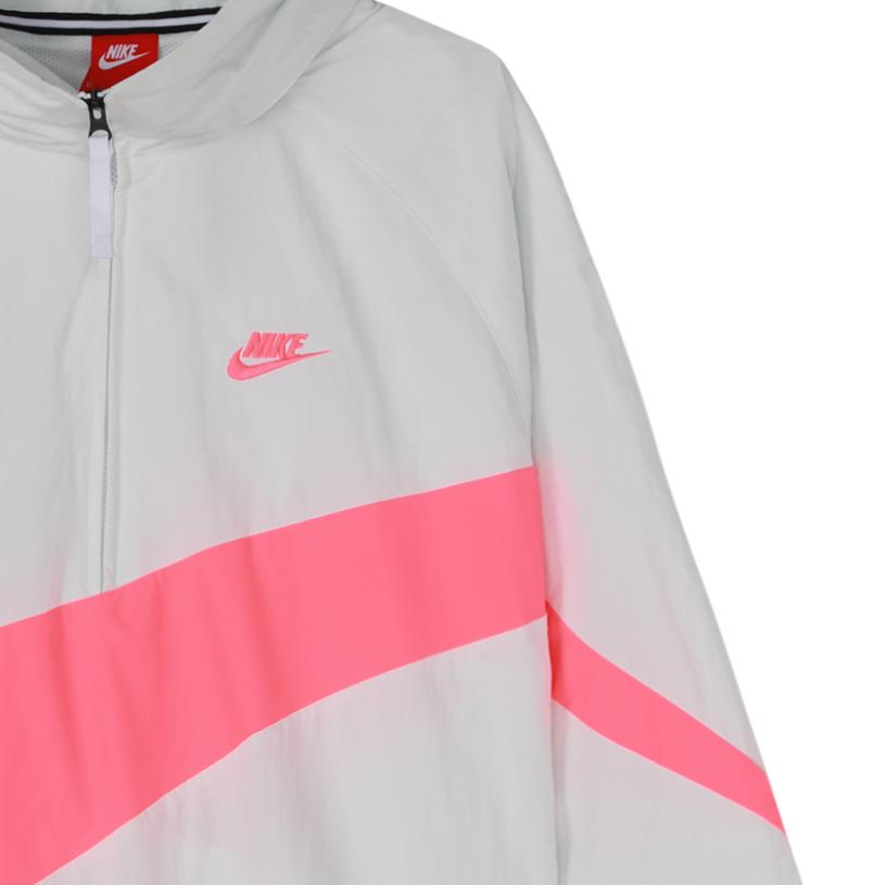 Nike Big Swoosh Half-Zip Jacket Men Outerwear White AJ1404-122