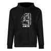 Soldier God Sketch Tee Devil Knight Templar Warrior Amen Army Men's T Shirt Men Black M